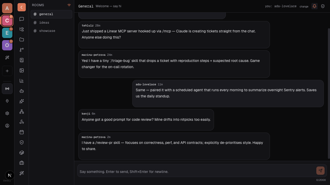 Community chat