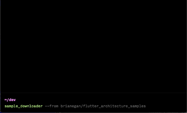Screencast of the CLI tool in action