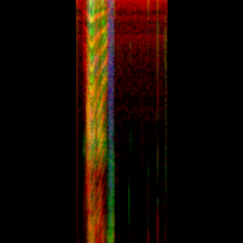 colored mel spectrogram