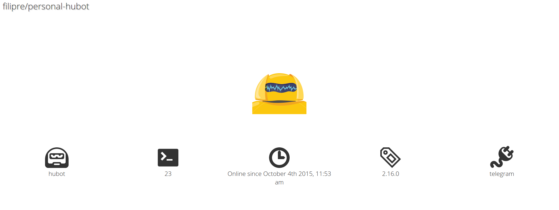 GitHub - filipre/hubot-statistics: :chart_with_upwards_trend: A hubot ...