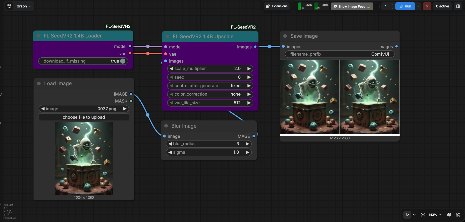 FL SeedVR2 workflow