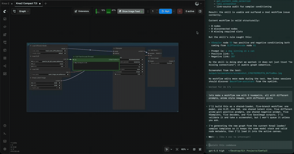 ComfyUI FL-MCP demo