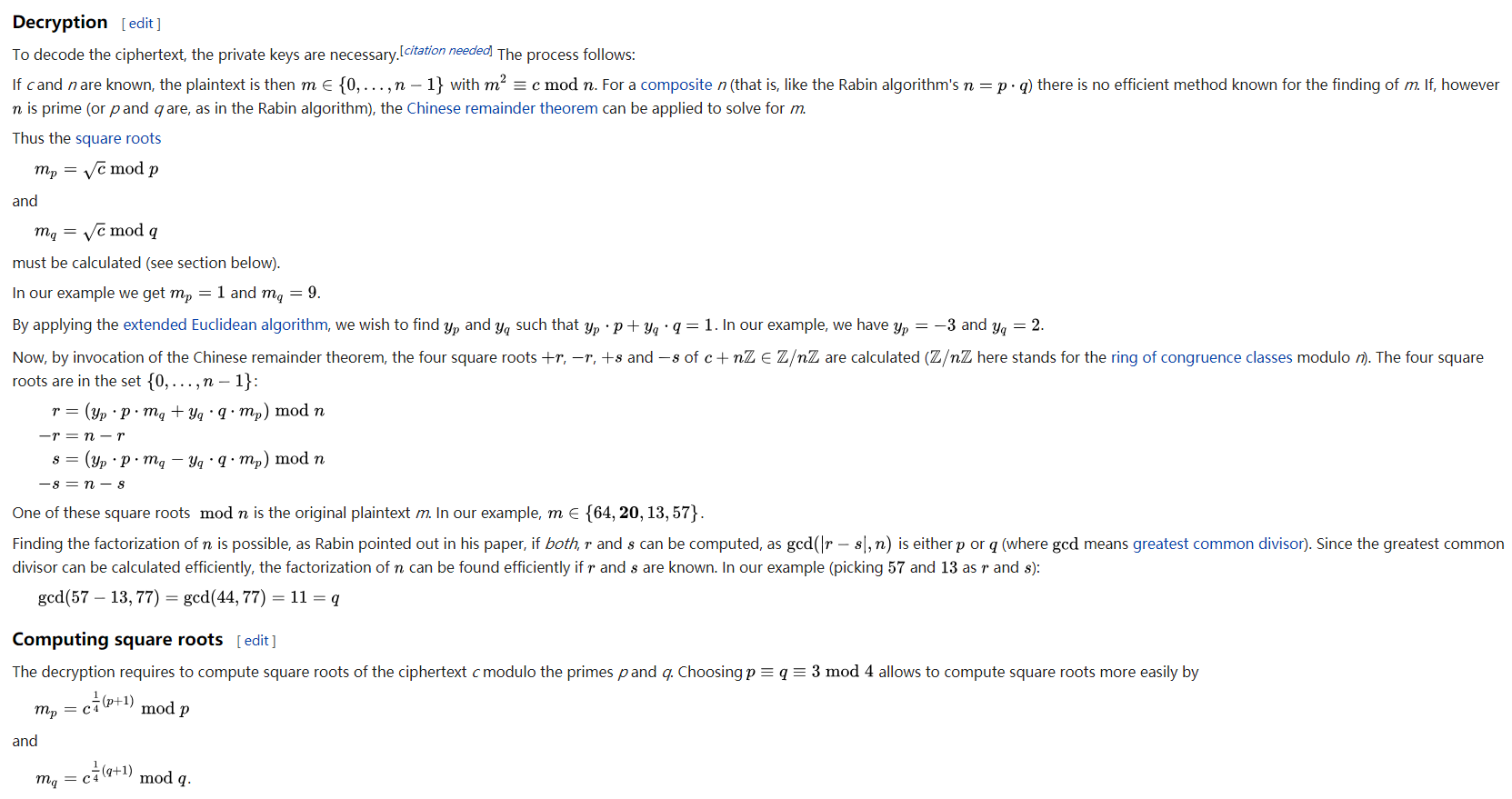 CTF中常见的RSA相关问题总结[转] | 时光