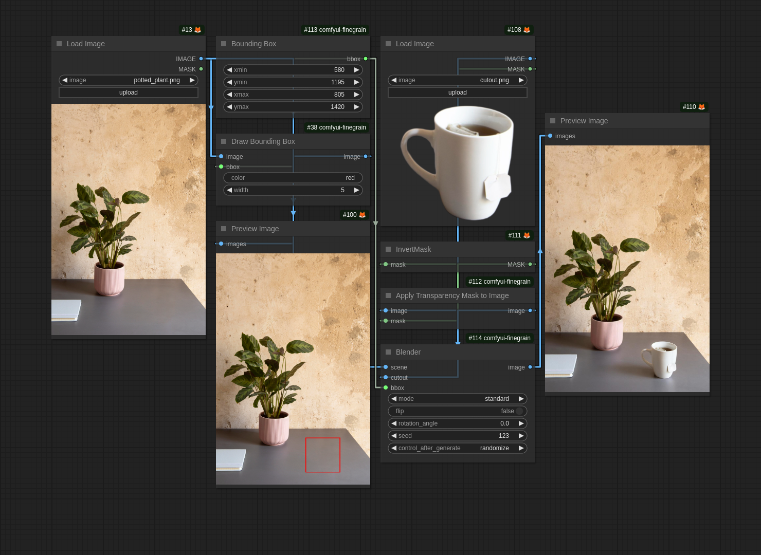 Blend workflow