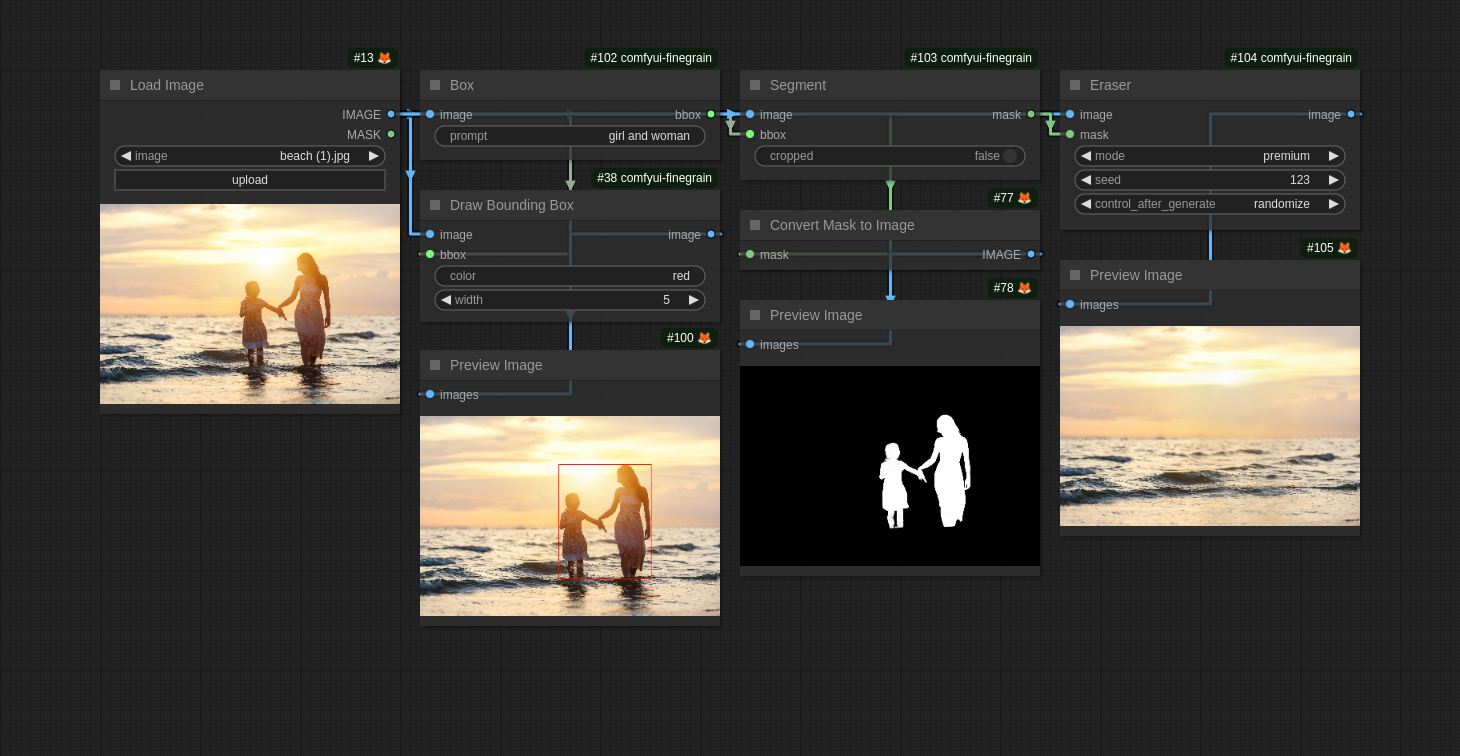 Prompt to erase workflow