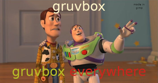 Gruvbox Toystory Meme