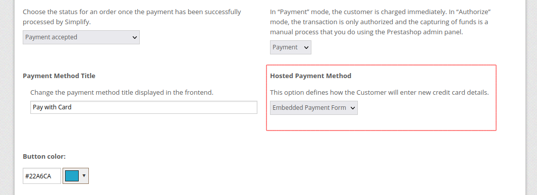 Embedded Payment Form