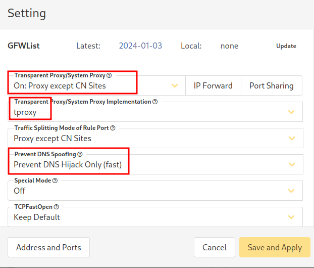 proxy-setting