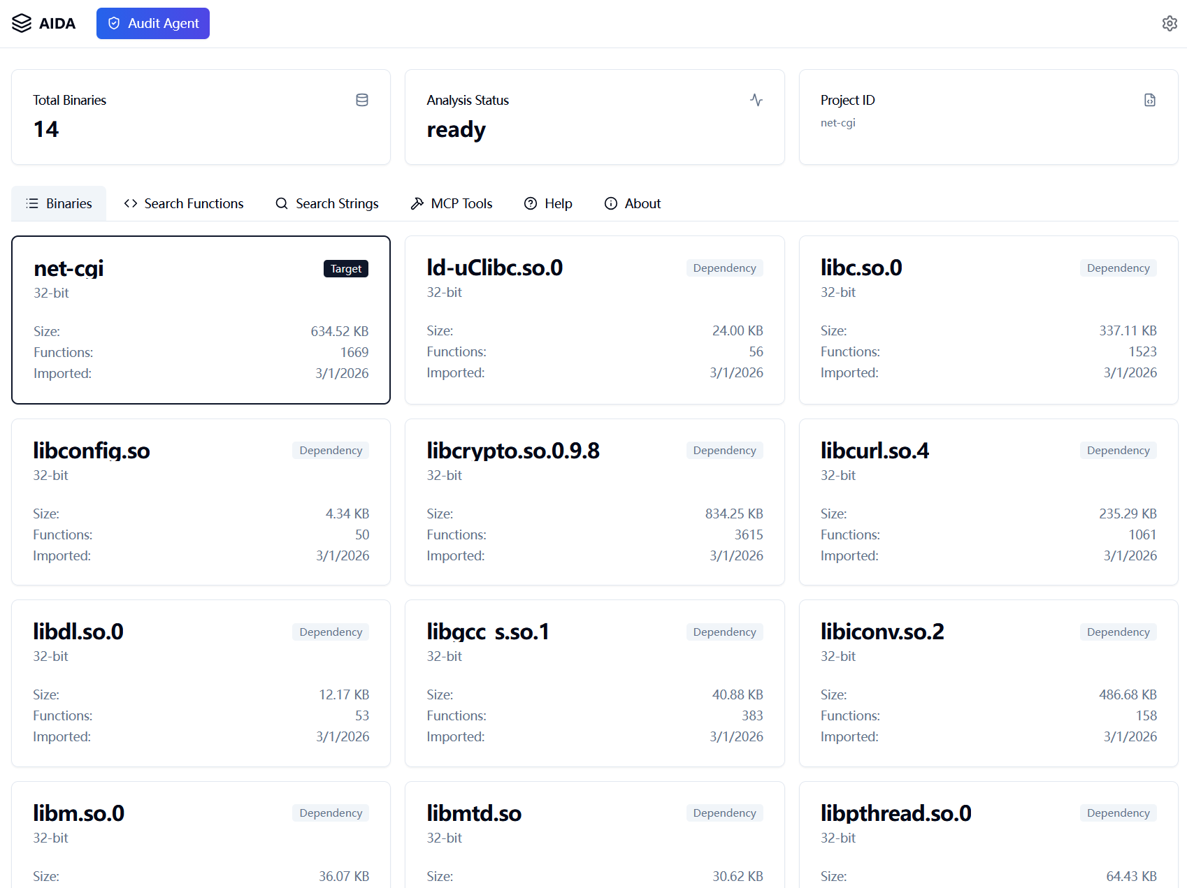 AIDA Web UI