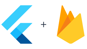 Flutter + Firebase logo