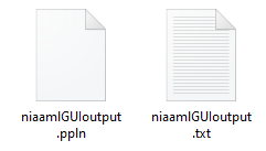 NiaAML GUI Output Files