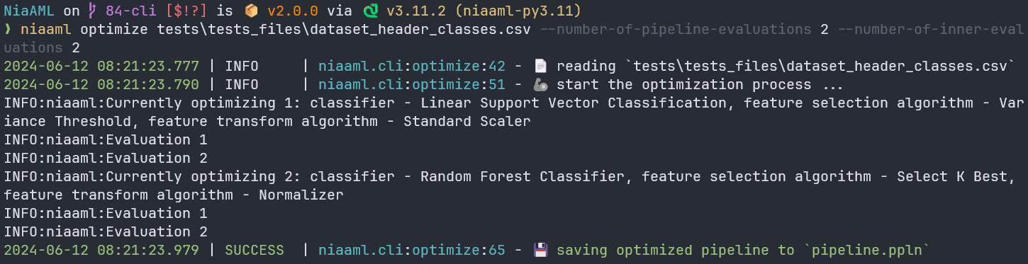 niaaml optimize example