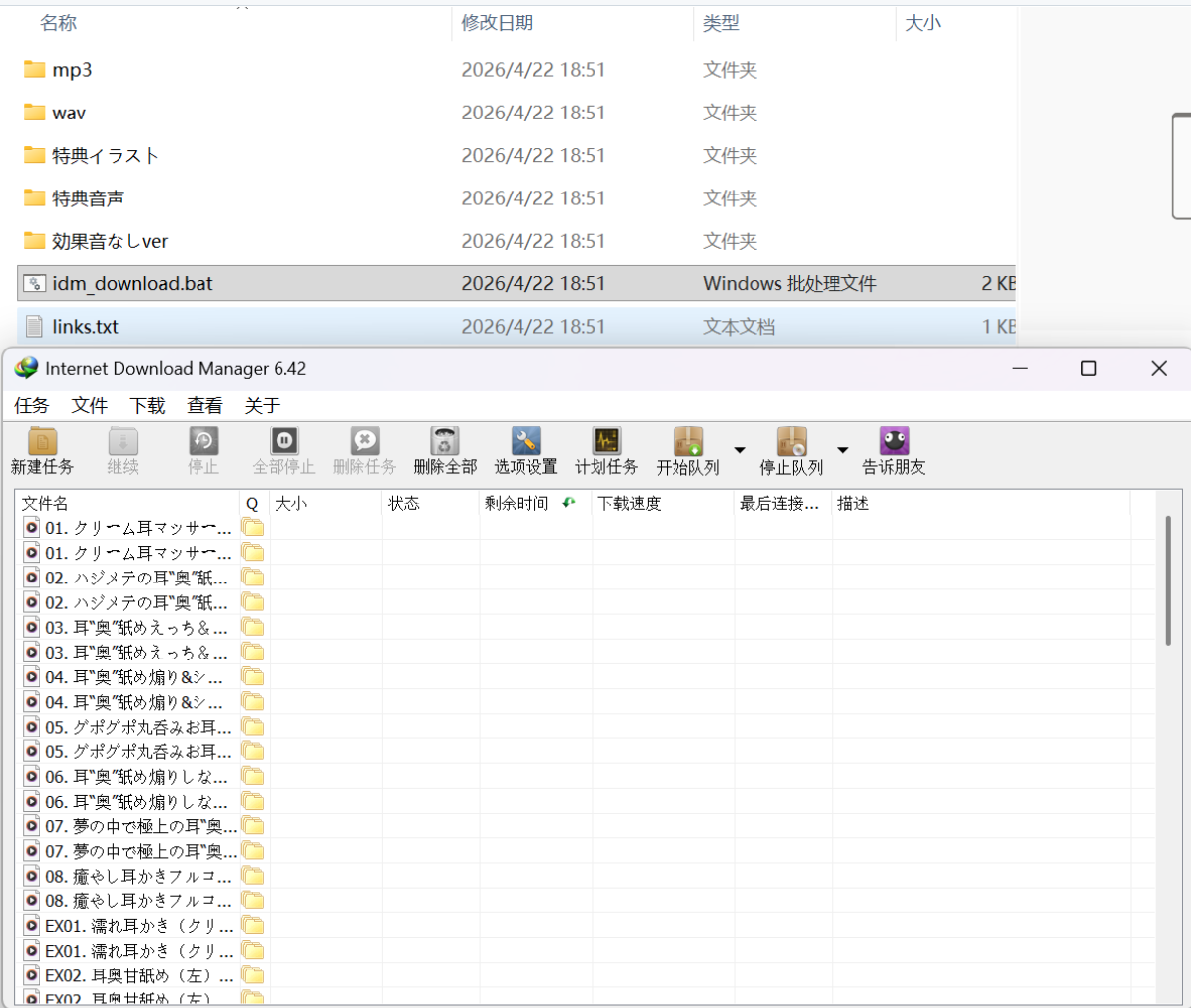 Interfaccia export 2