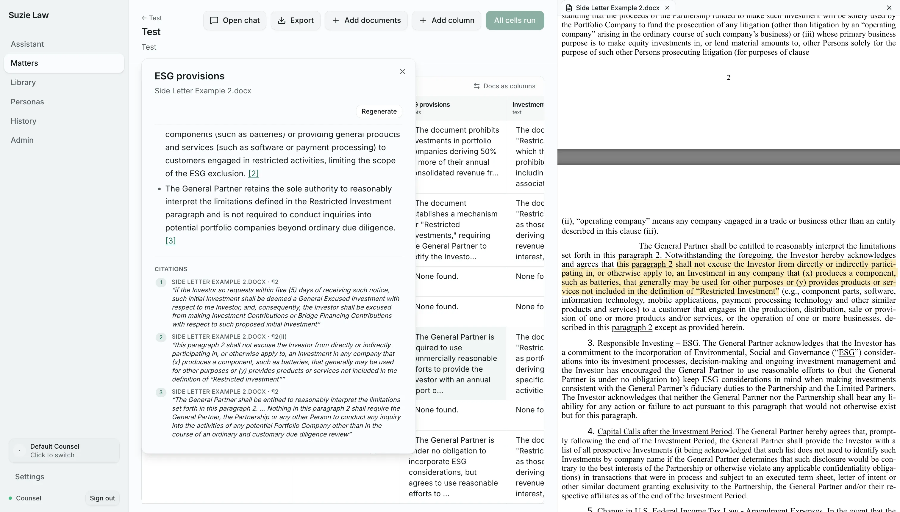 Citations grounded in source
