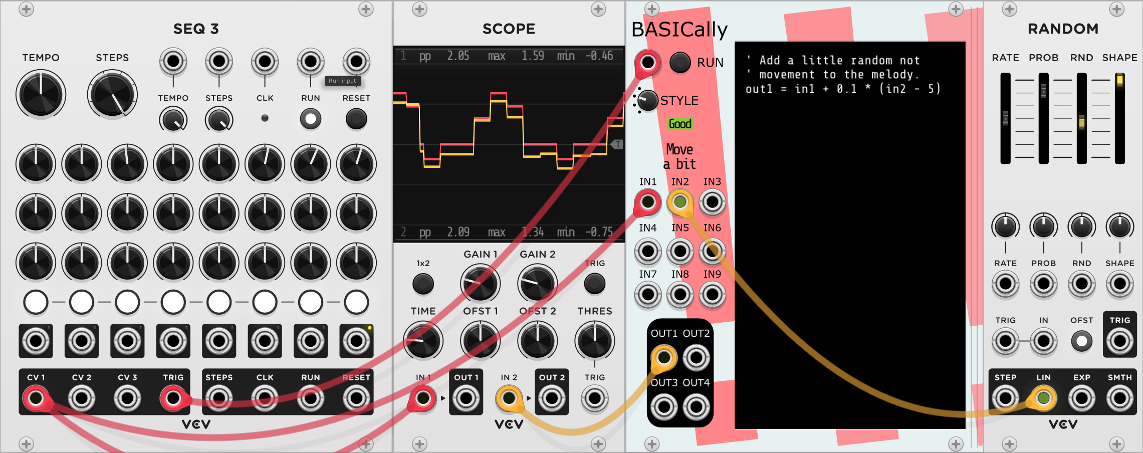 add a little variation to a melody image