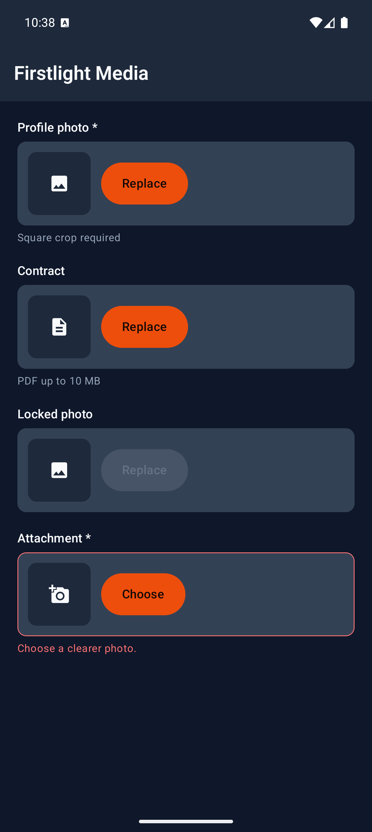Media on Android in dark mode