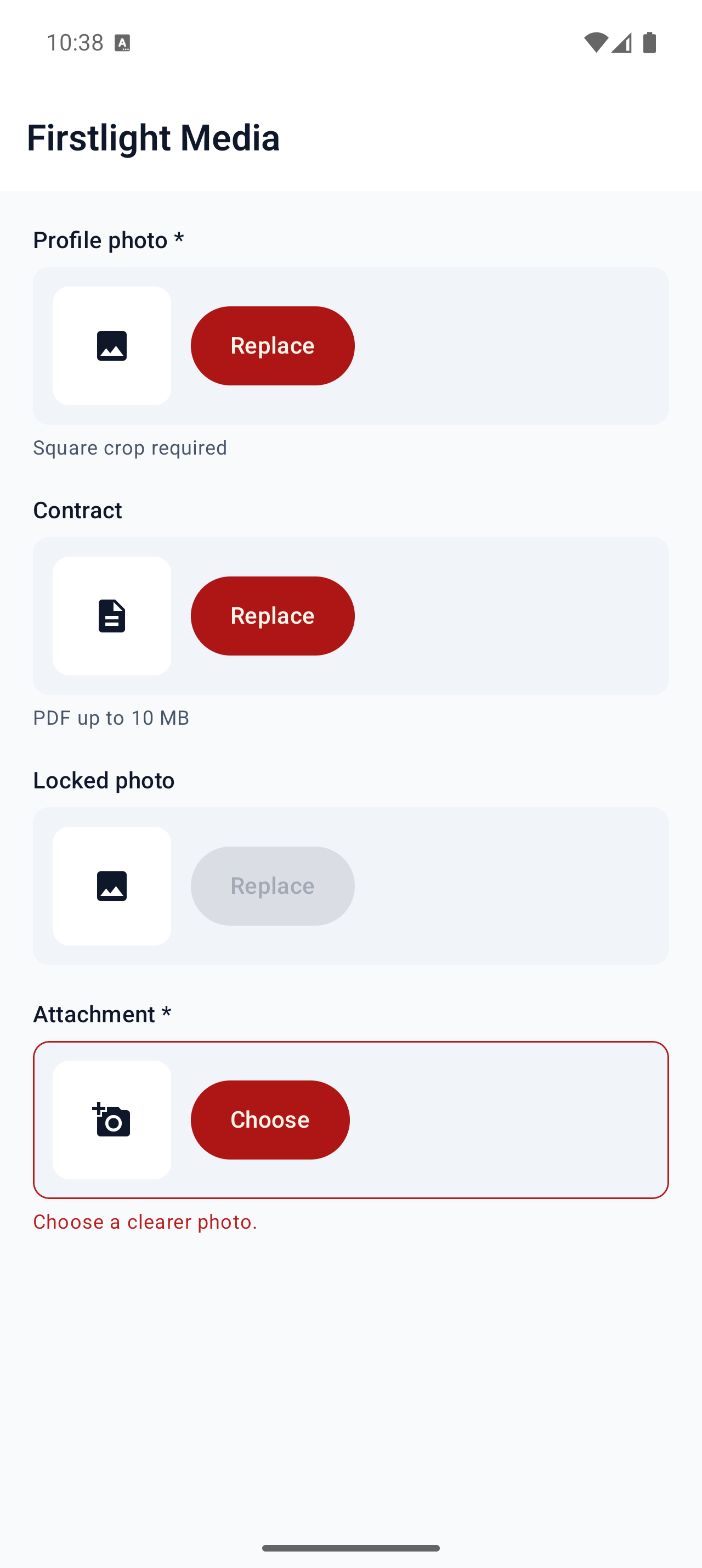 Media on Android in light mode