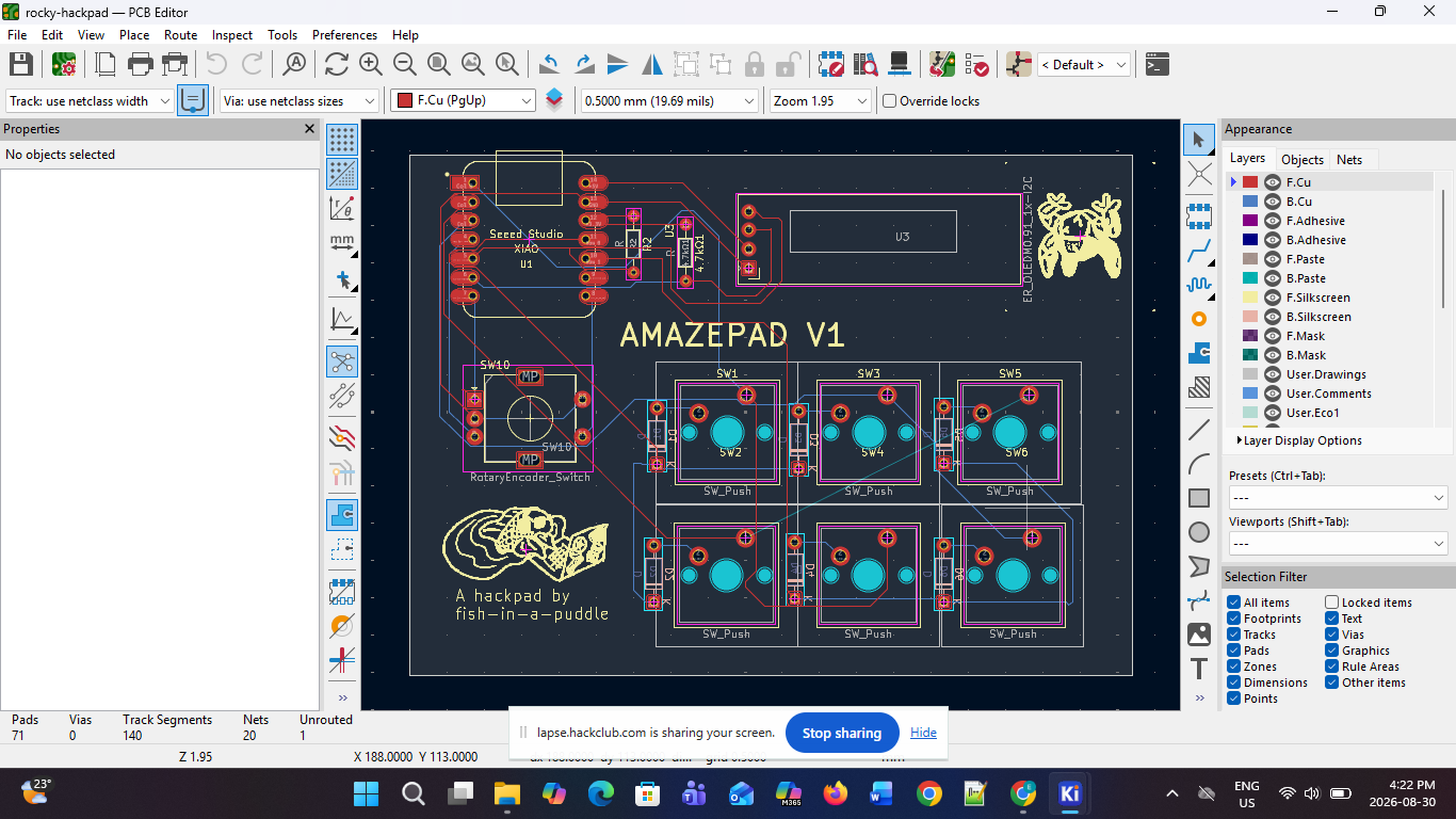 Amazepad, from the project README