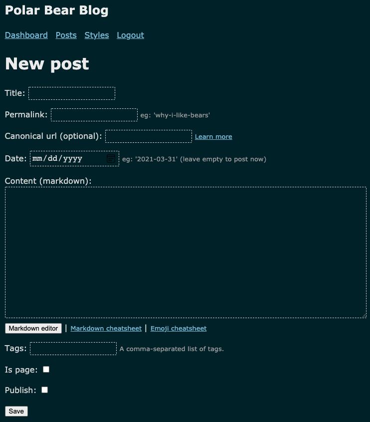 Create a Post