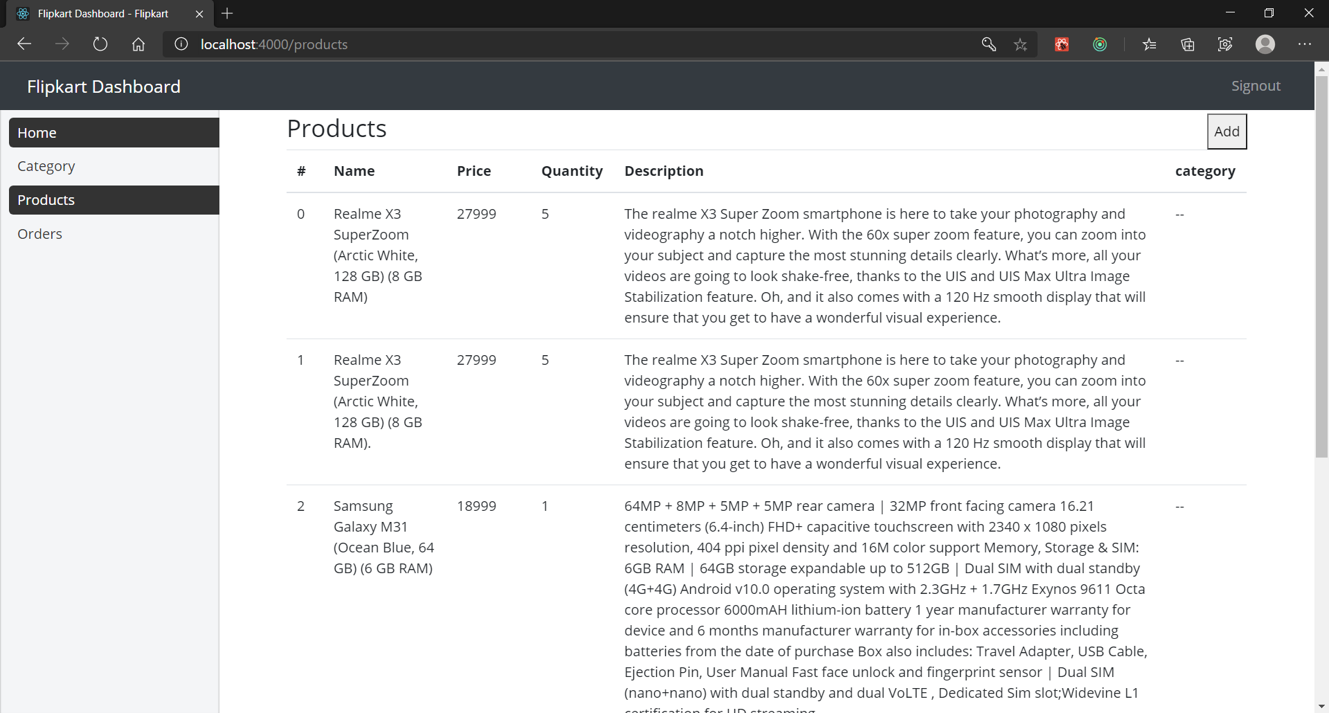 product-dashboard