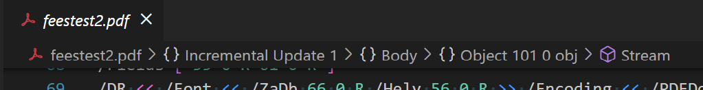 VSCode Breadcrumbs