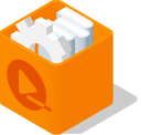 Software package orange (dark)
