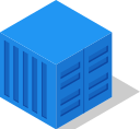 Container blue (dark)