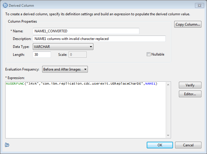 Derived Column Expression