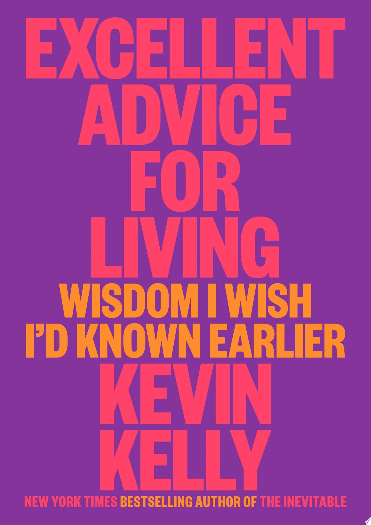 Book Cover for Excellent Advice for Living