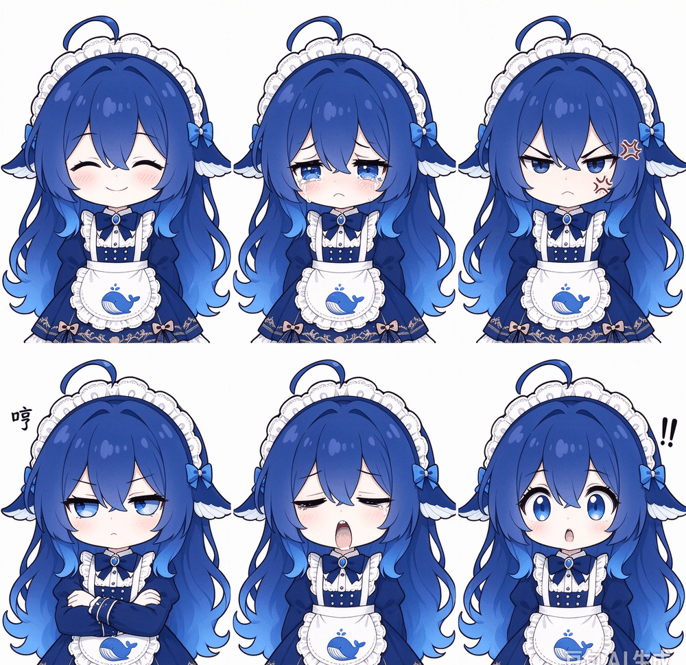 鲸鱼娘表情集