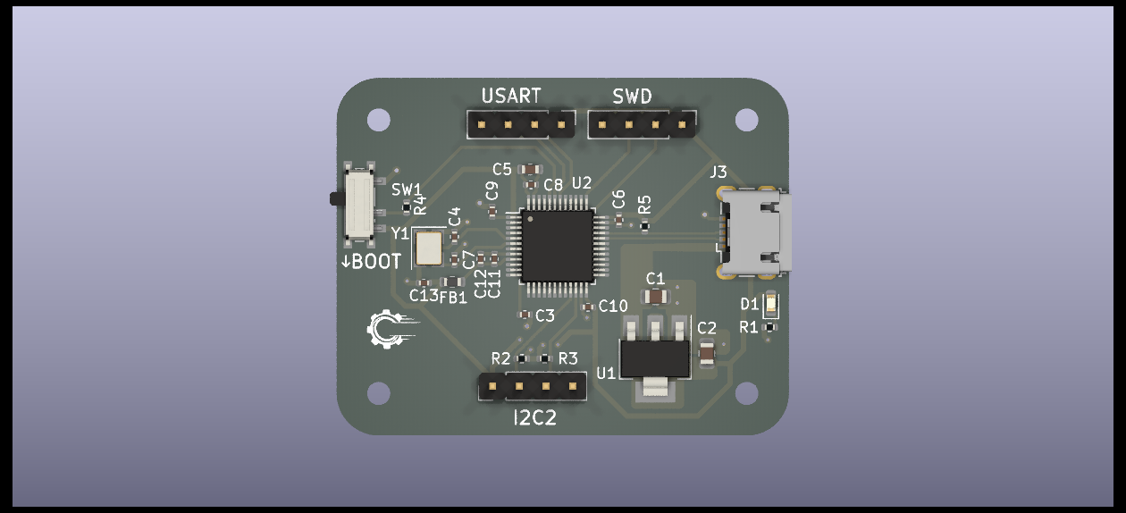 Basic STM32 Bluepill, from the project README