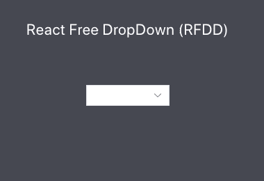 react-free-dropdown preview