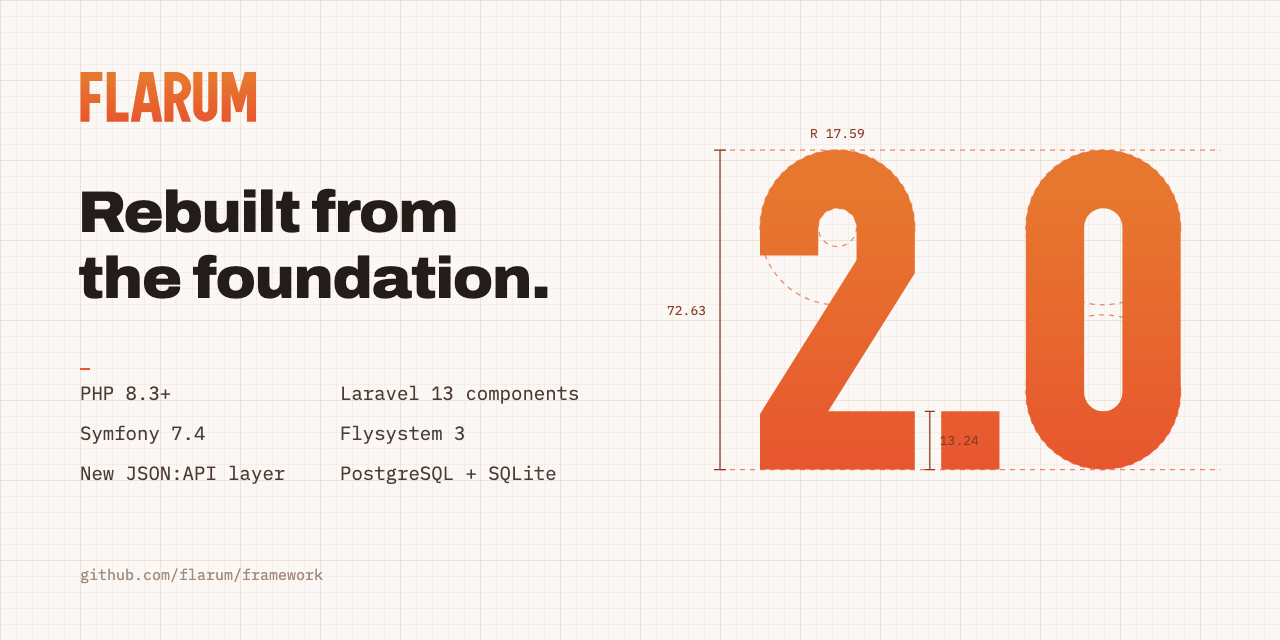 Flarum 2.0: rebuilt from the foundation