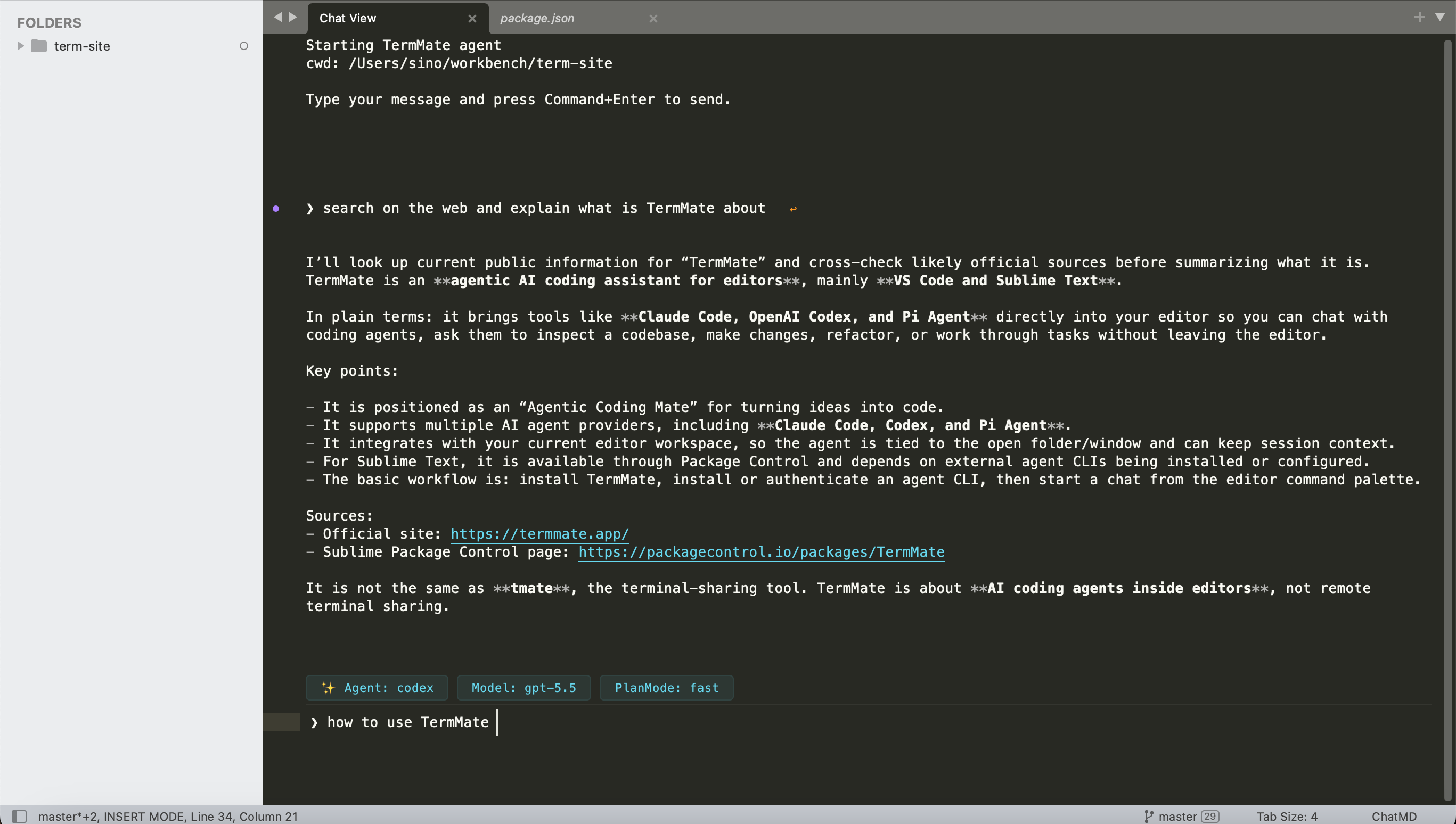 TermMate Screenshot