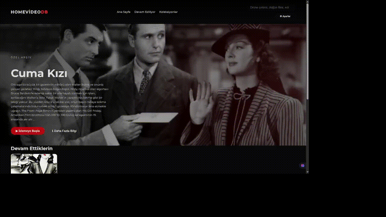 Kütüphane görünümü