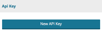 new API key