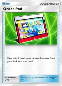 Order Pad