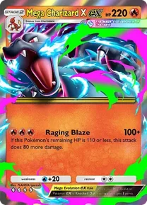 Mega Charizard X ex Mega Charizard Y ex
