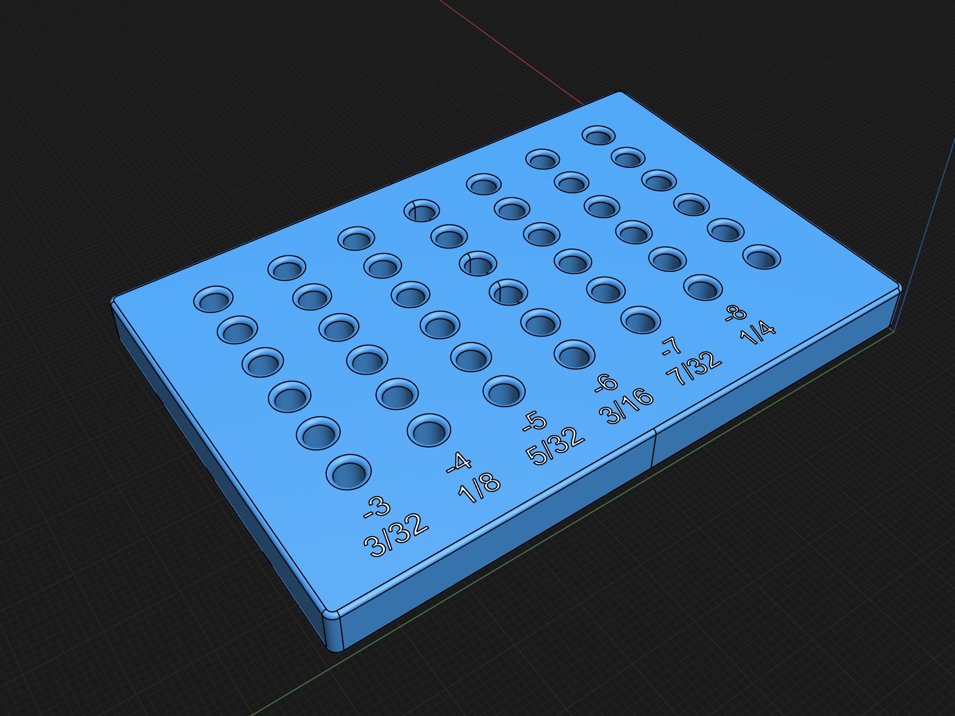 Rivet Set Tray (42 Hole)