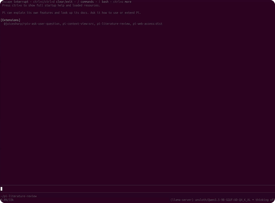 Synthesis report: the /lit-synthesis wizard, the report card, then the HTML report and a cited passage