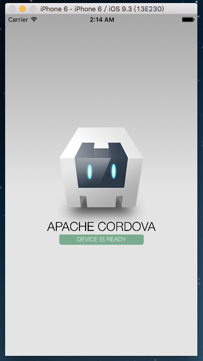 Cordova iOS