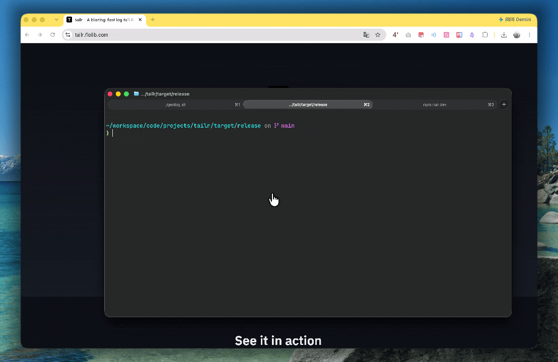 tailr demo