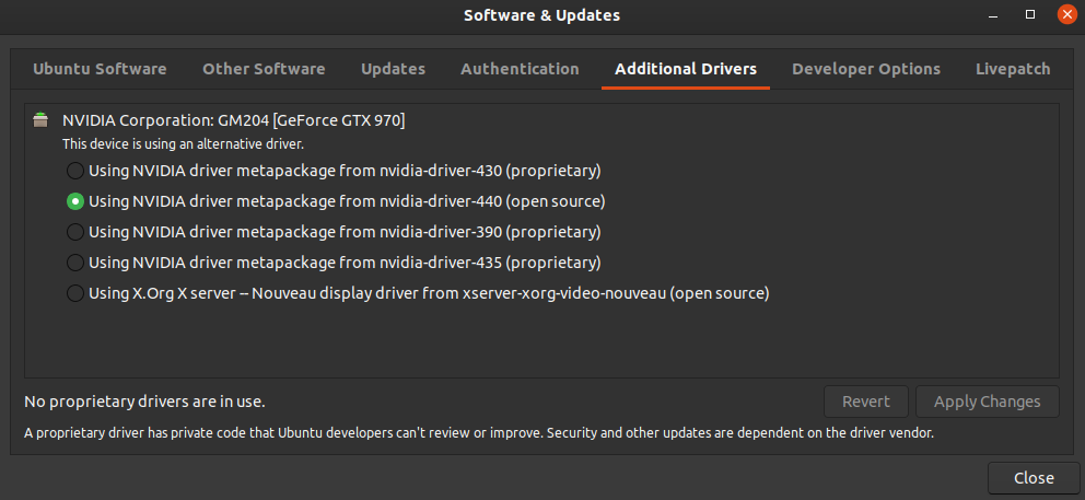 Install NVIDIA Driver