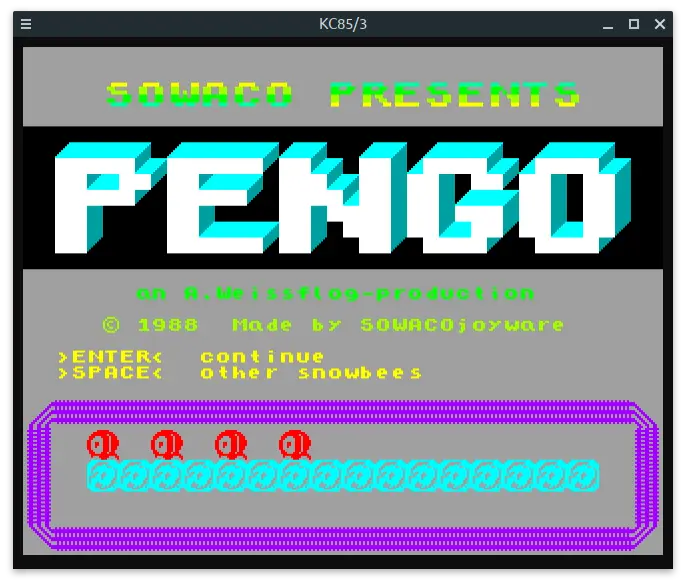 Pengo Screenshot