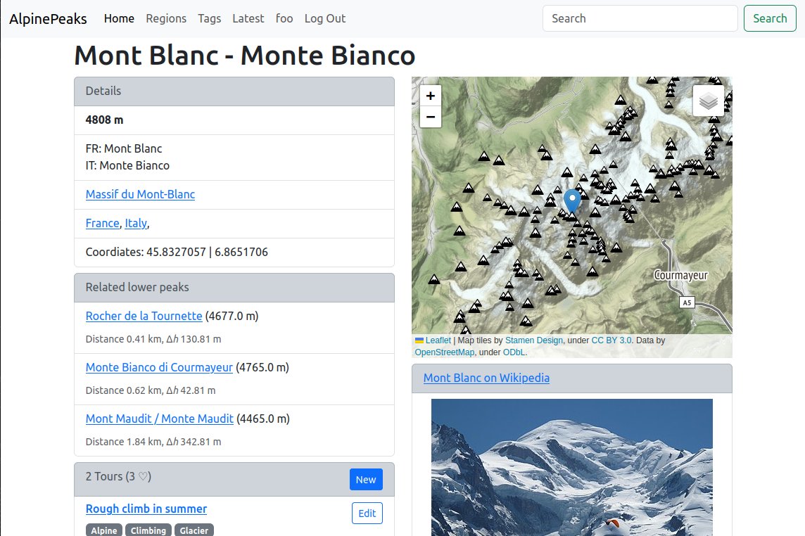 Alpine Peaks Screenshot