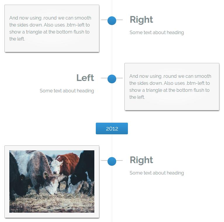 GitHub - flouthoc/timenil: Pure CSS responsive timeline mockup. MIT ...