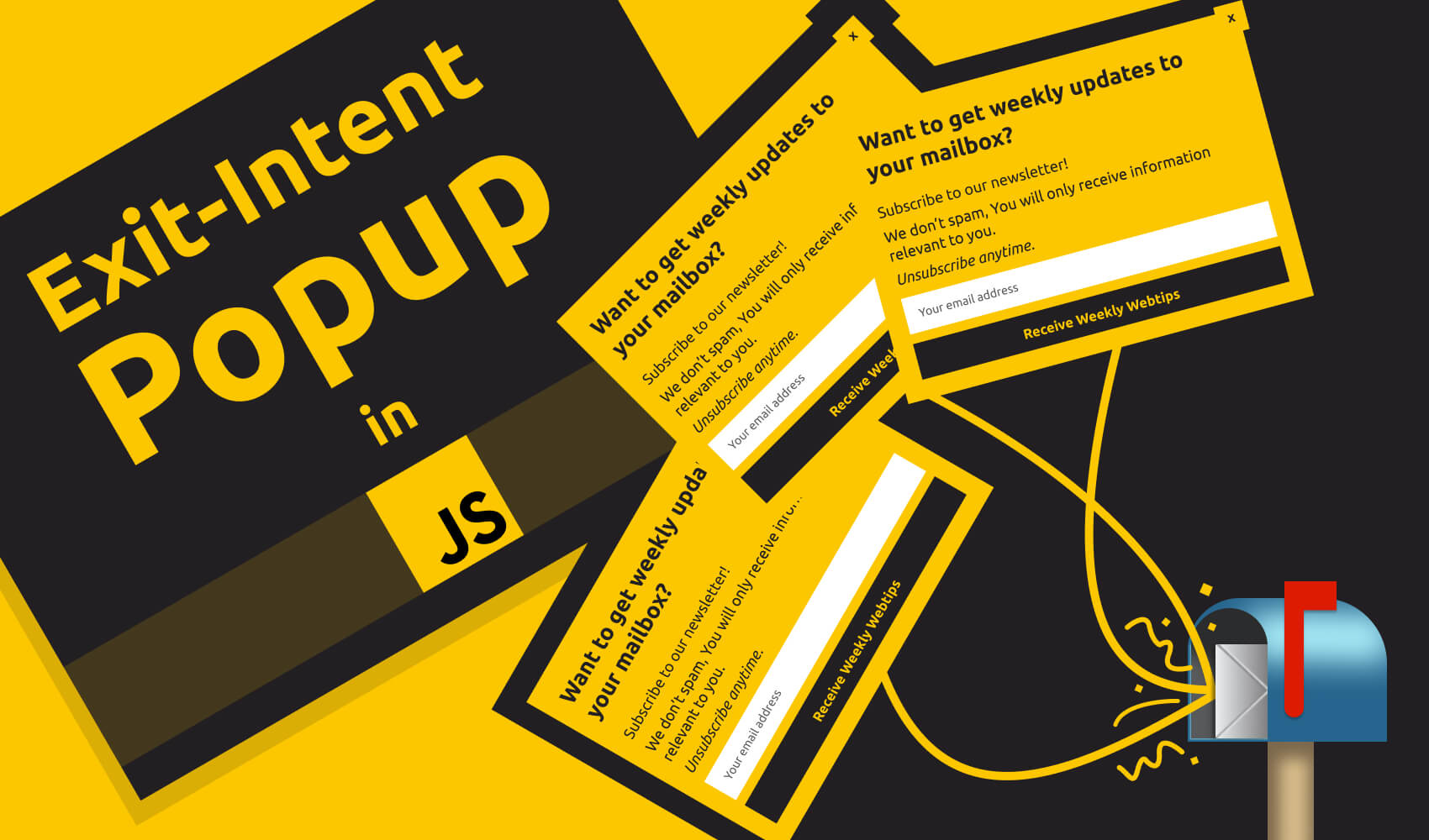 Exit-intent popup in JavaScript