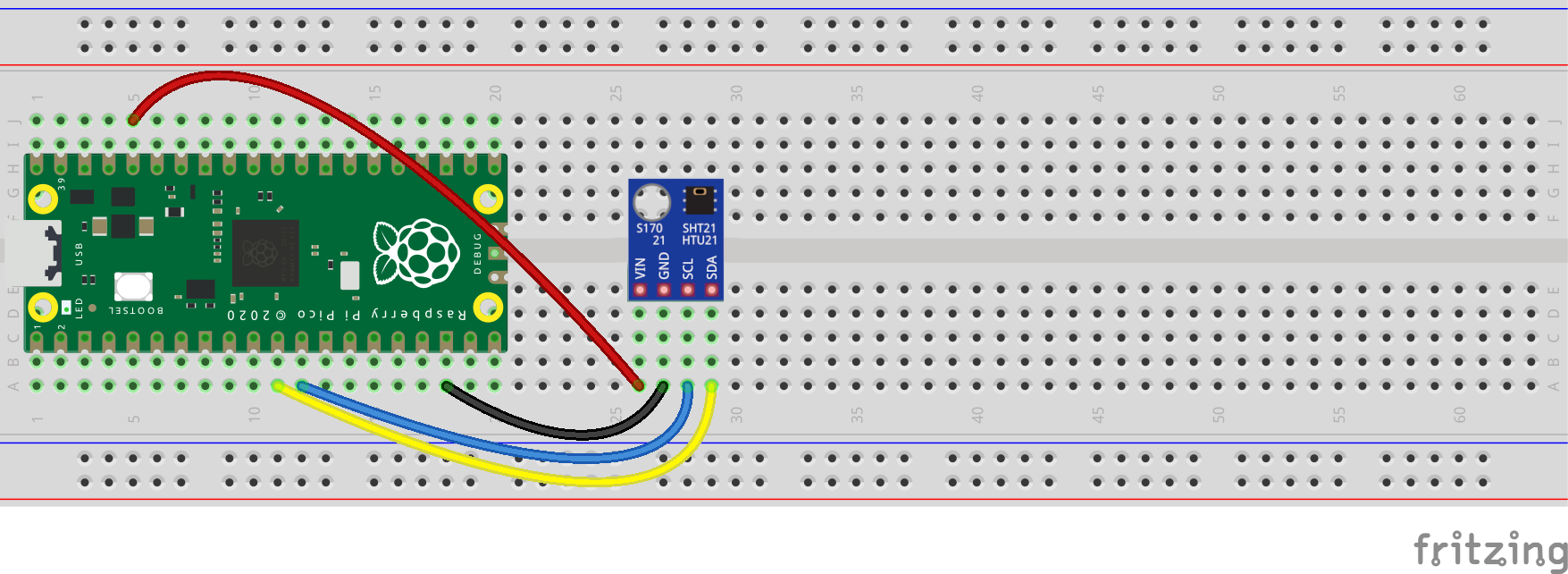 Fritzing wiring for the example code.