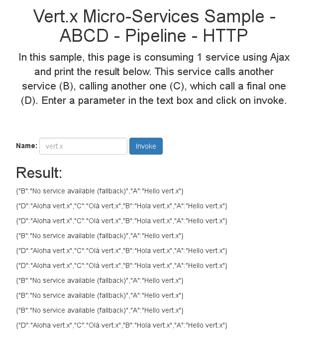 the pipeline application page