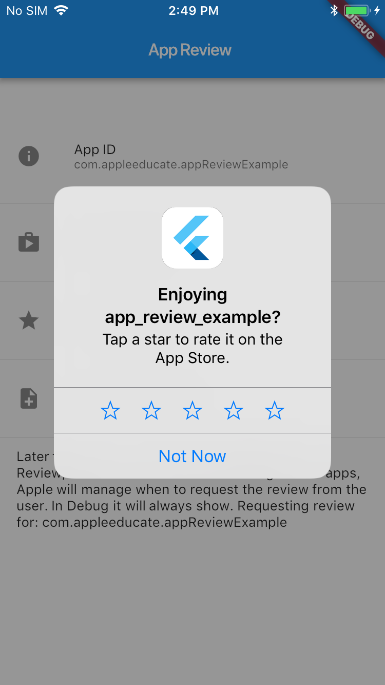app_review App Review - Request and Write Reviews @codeKK dartOpen